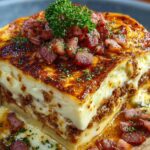 Parmesan Garlic Bacon Cheeseburger