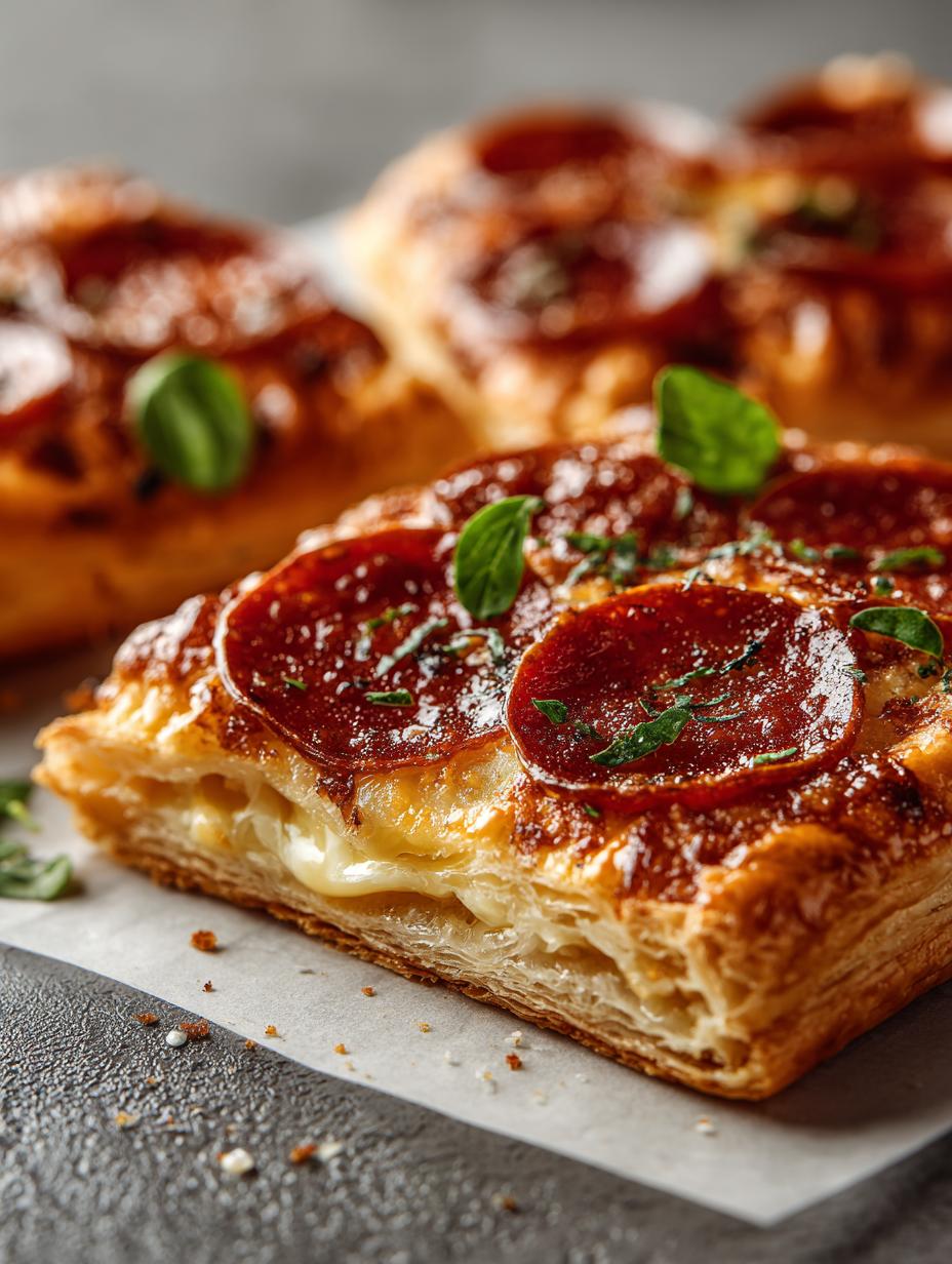 Pepperoni Pizza Puff Pastry: 12 Flaky Delights to Try - Pepperoni Pizza Puff Pastry - main visual representation
