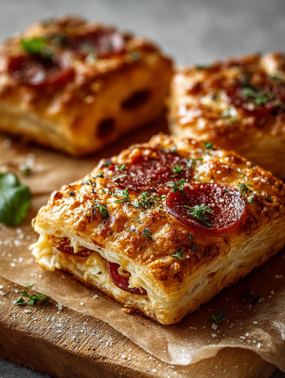 Pepperoni Pizza Puff Pastry