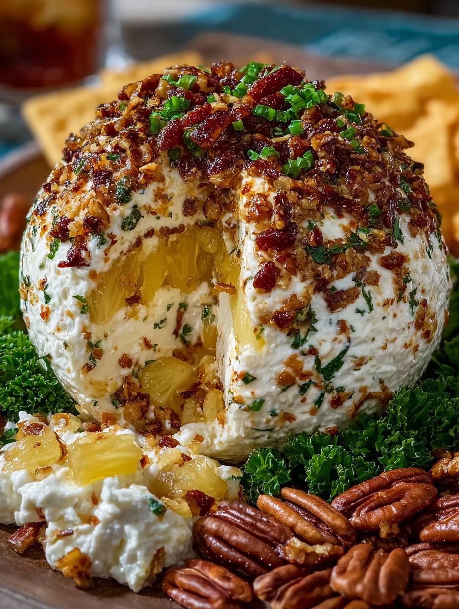 Pineapple Pecan Cheese Ball