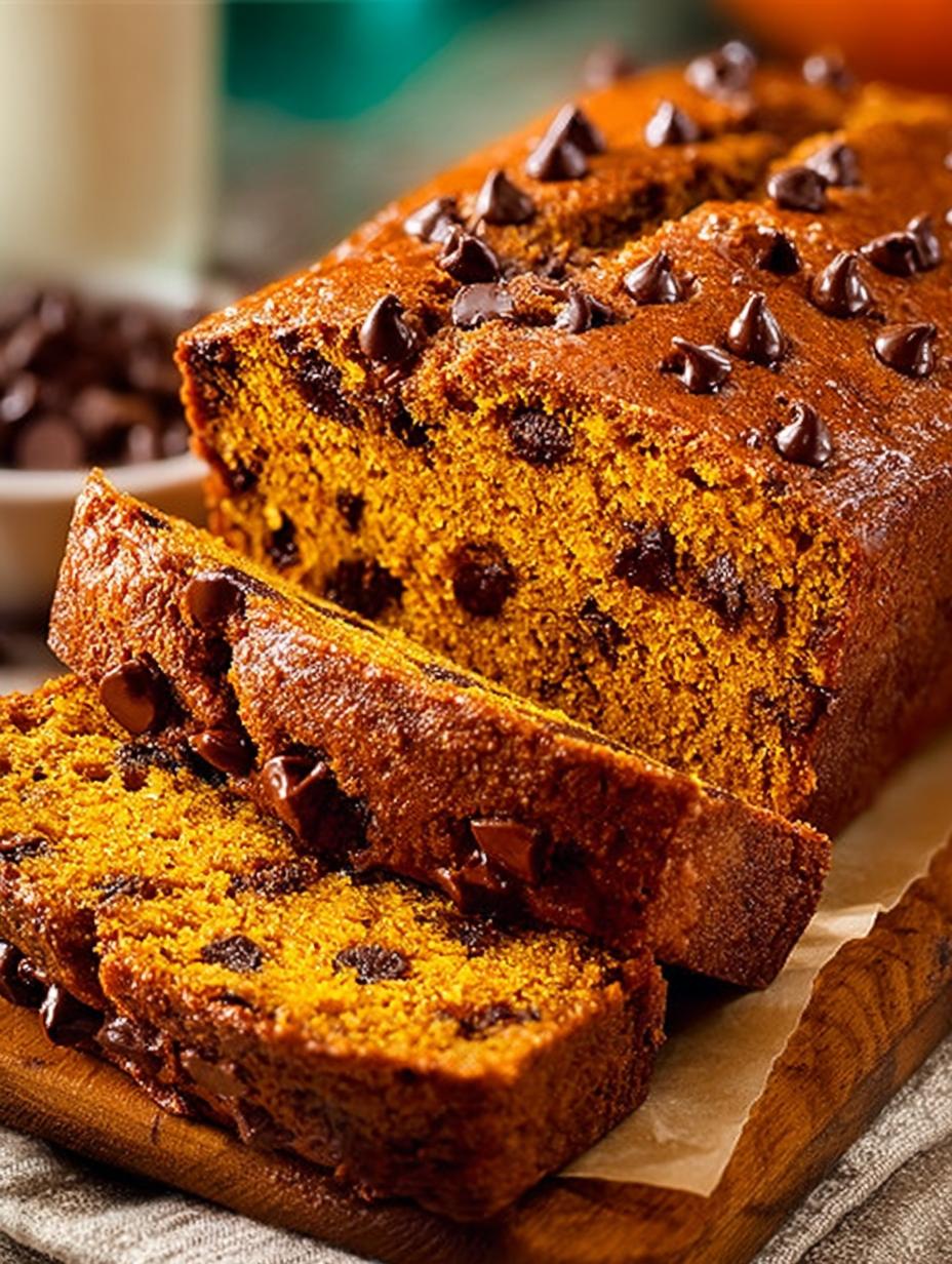 Moist Pumpkin Chocolate Chip Bread: 7 Reasons to Love It - Pumpkin Chocolate Chip Bread - additional detail