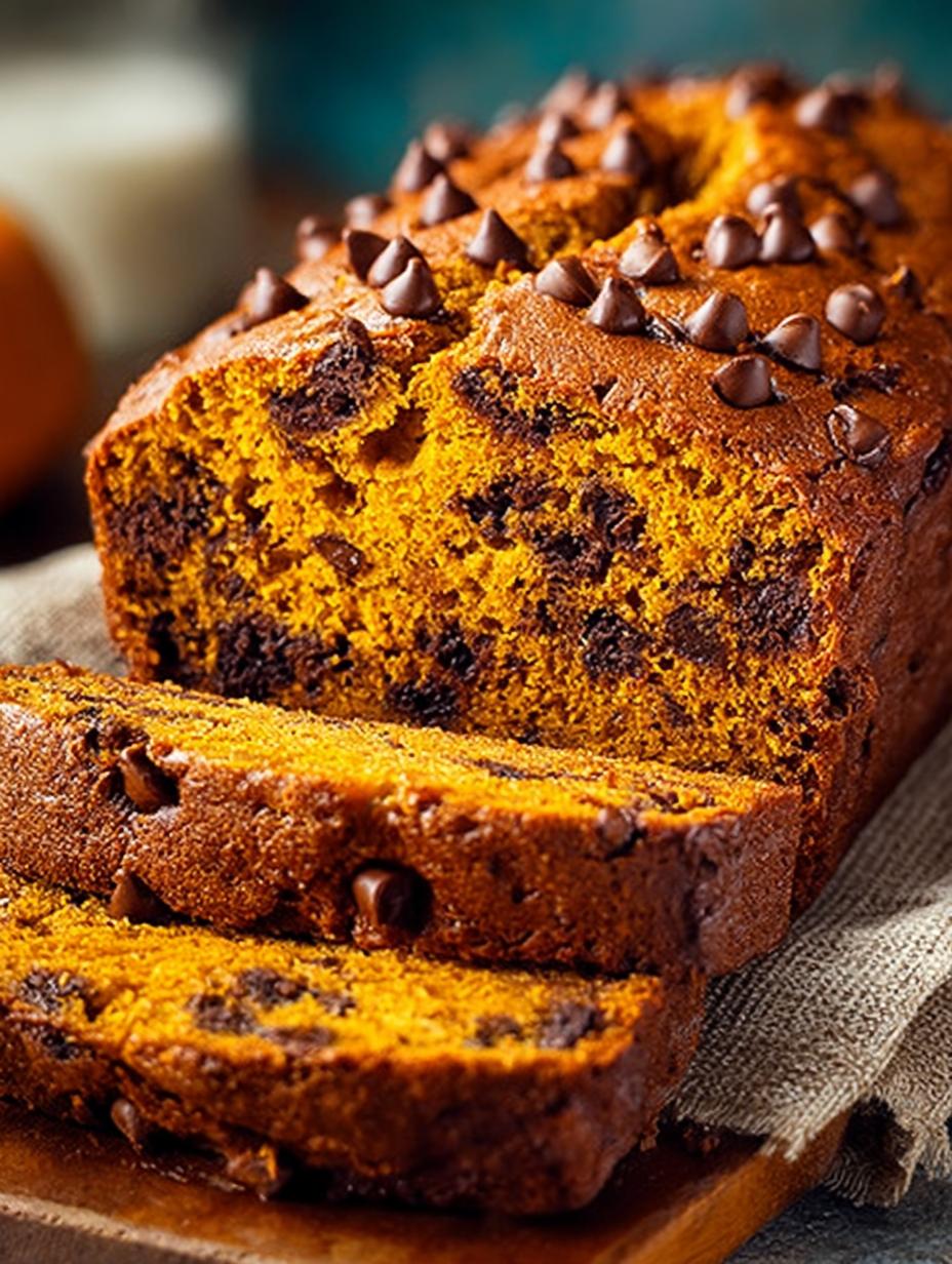 Pumpkin Chocolate Chip Bread