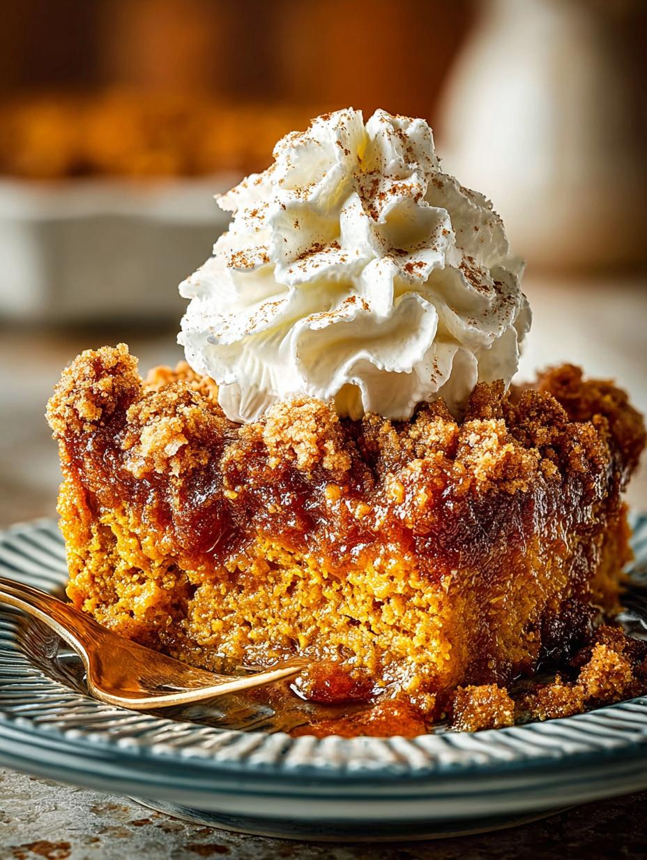 Pumpkin Dump Cake