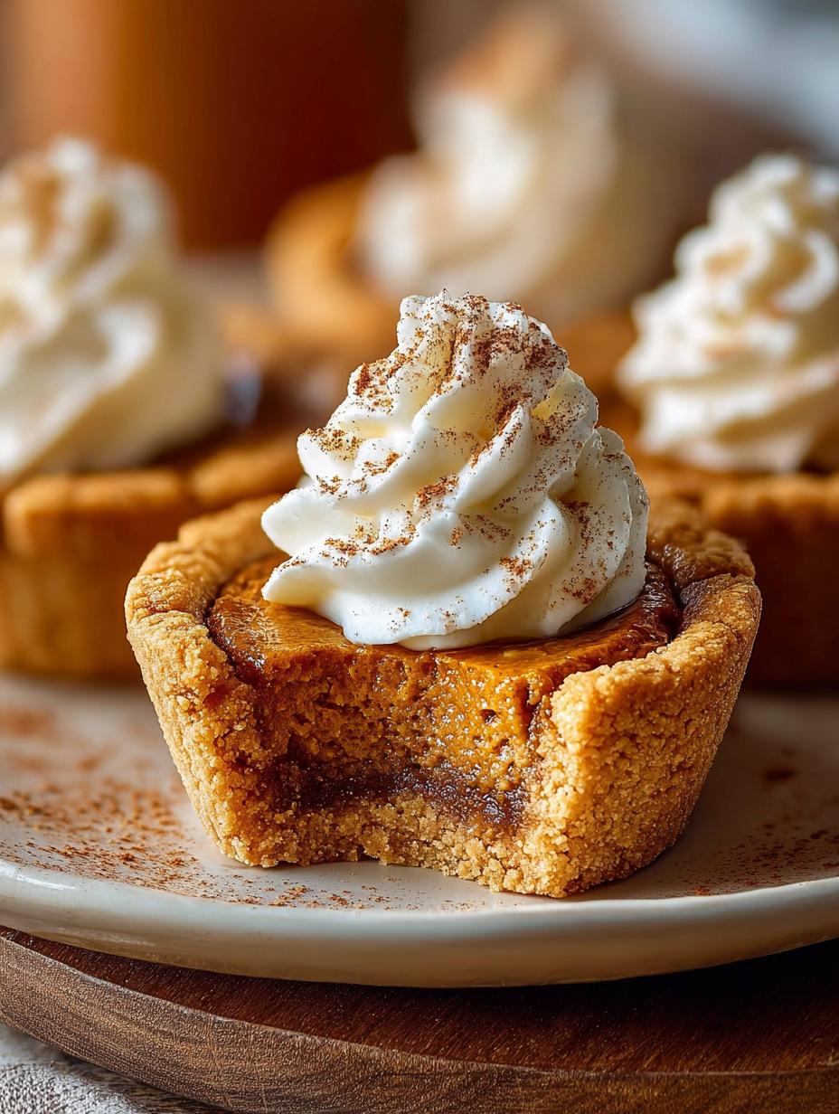 Pumpkin Pie Cookie Cups: 12 Irresistible Fall Treats - Pumpkin Pie Cookie - additional detail