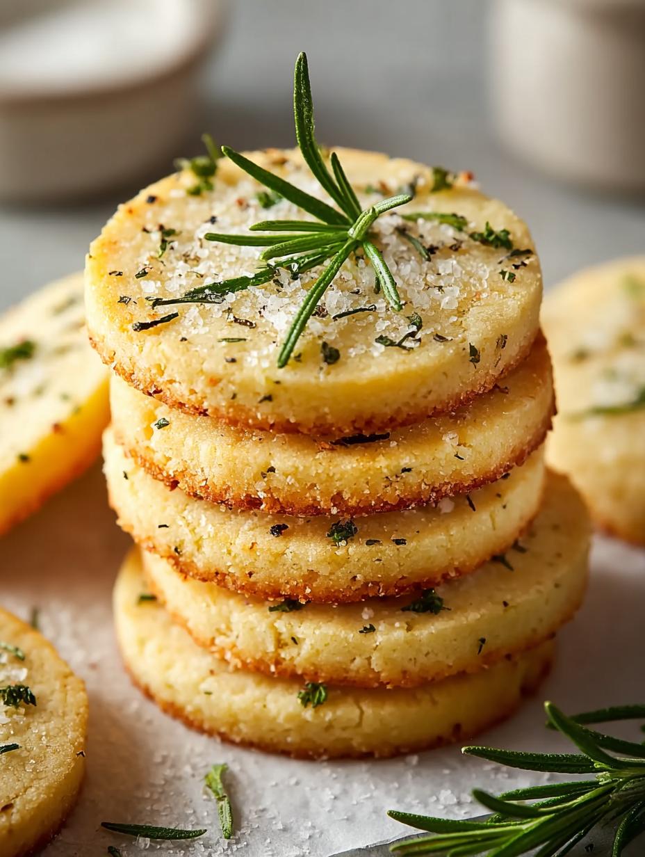 Rosemary Shortbread Cookies