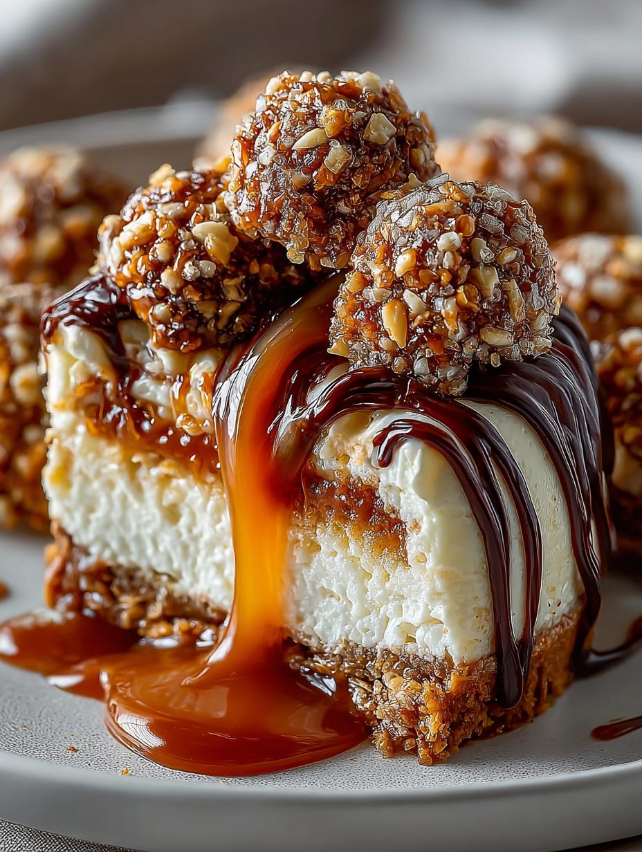Salted Caramel Pretzel Cheesecake: 10 Irresistible Treats - Salted Caramel Pretzel Cheesecake - additional detail