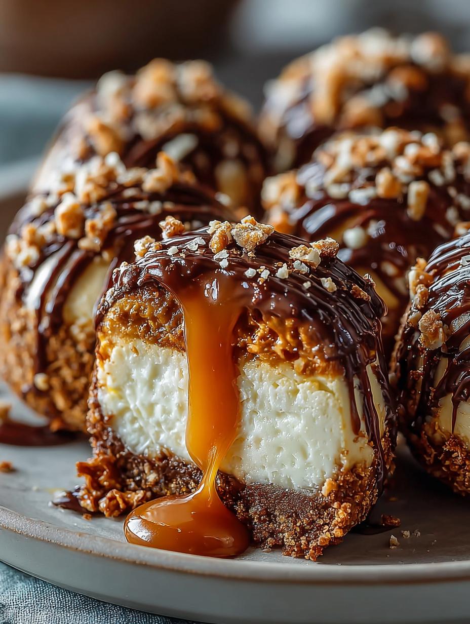 Salted Caramel Pretzel Cheesecake