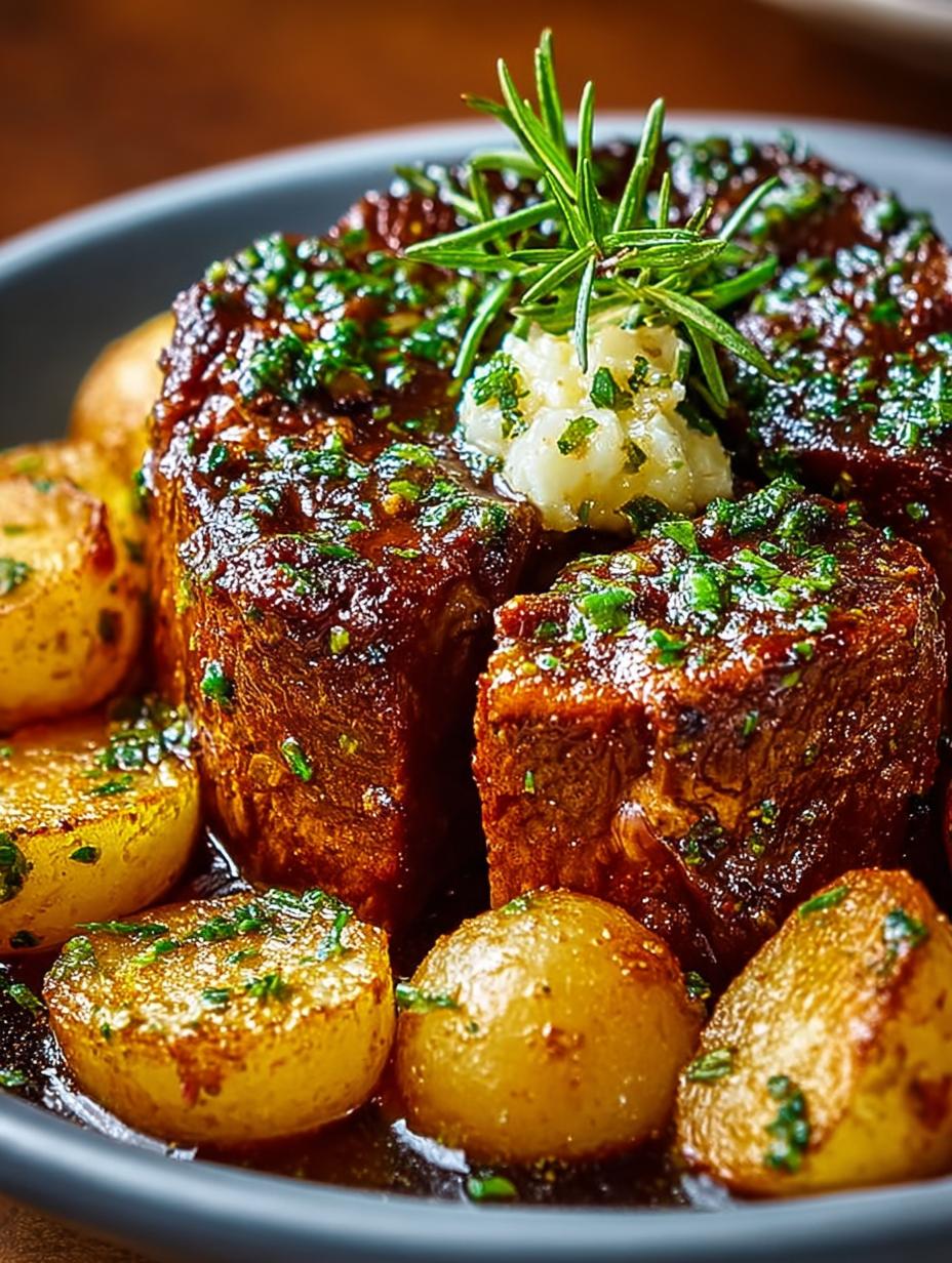 Slow Cooker Garlic Butter