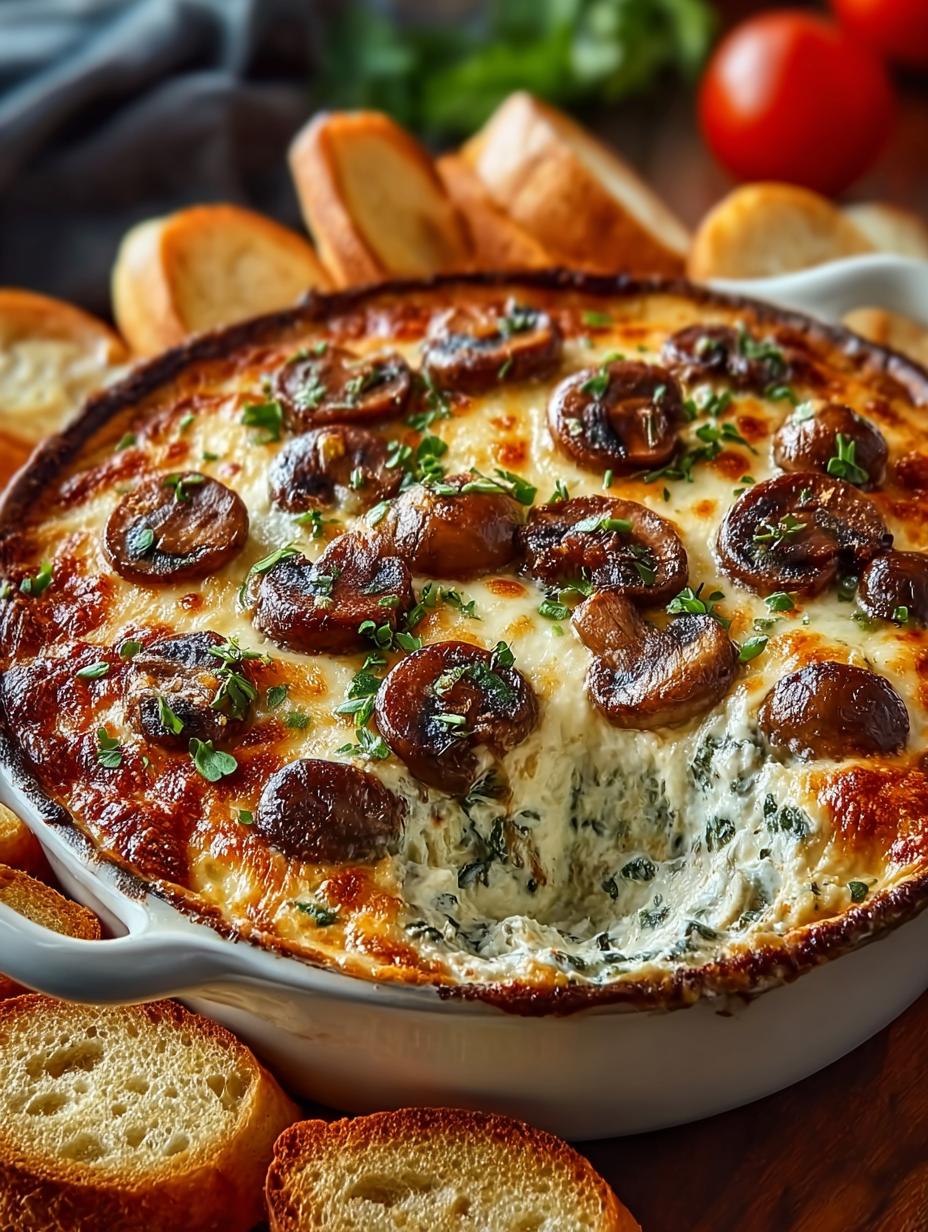 Savory Stuffed Mushroom Dip: Your New Favorite Crowd-Pleaser - Stuffed Mushroom Dip - main visual representation