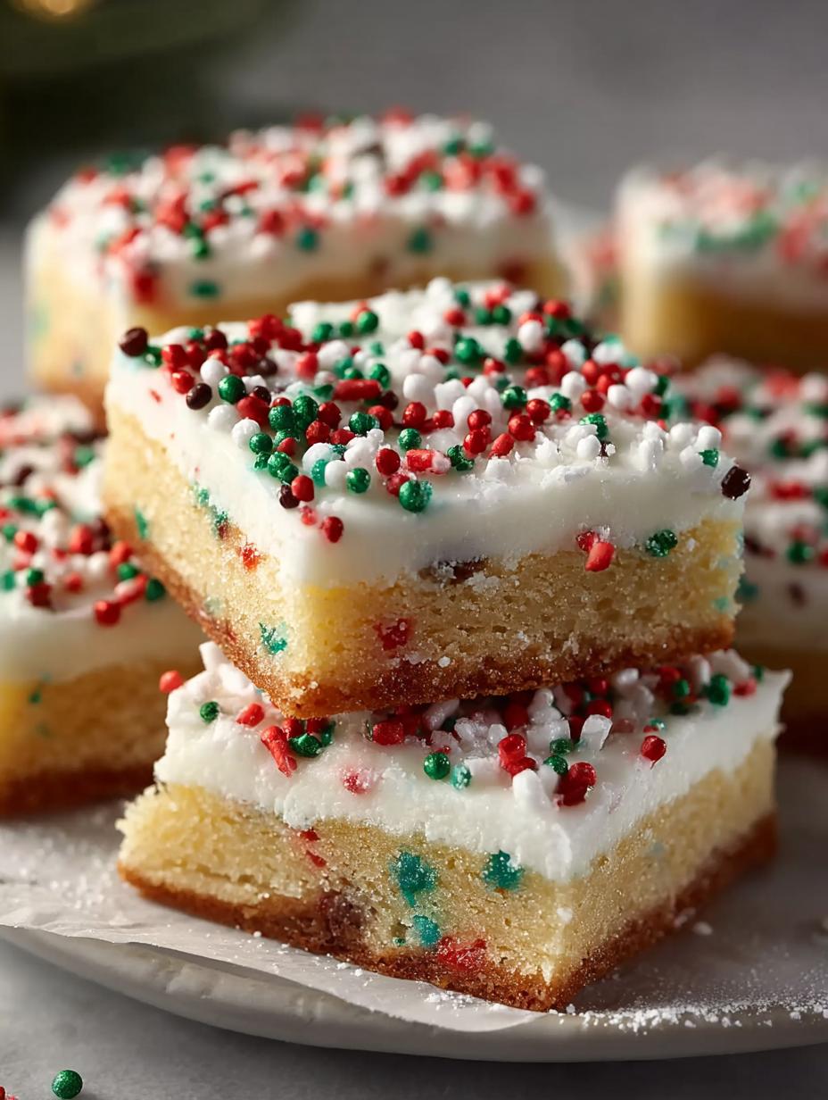 Sugar Cookie Bars Frosted