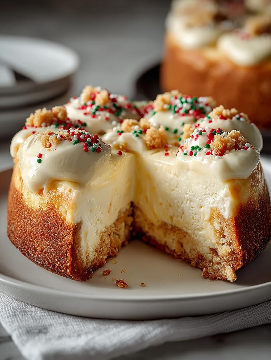 Sugar Cookie Cheesecake Bake