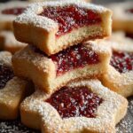 Sugar Plum Shortbread Cookies