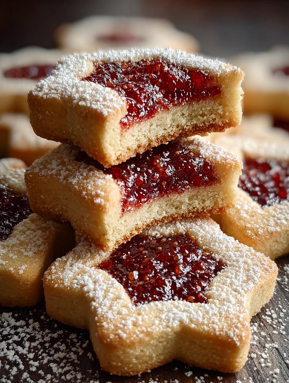 Sugar Plum Shortbread Cookies
