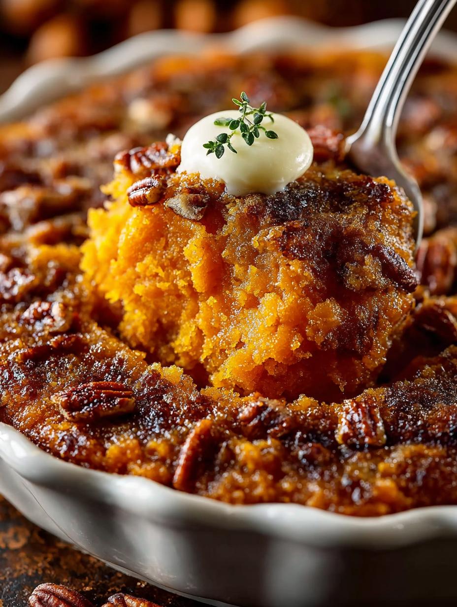 Sweet Potato Casserole Butter with Pecan Crumble 6 Sweet Potato Casserole Butter with Pecan Crumble - Sweet Potato Casserole Butter - additional detail
