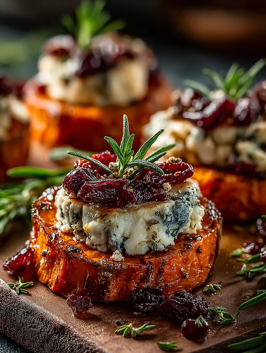 Sweet Potato Rounds Brie
