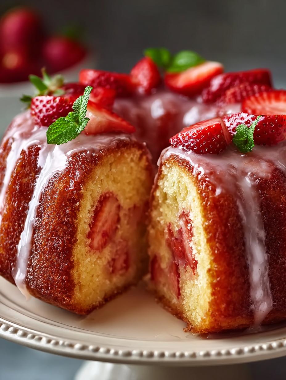 Sweet Strawberry Pound Cake: 5 Reasons to Indulge 5 Sweet Strawberry Pound Cake: 5 Reasons to Indulge - Sweet Strawberry Pound Cake - additional detail