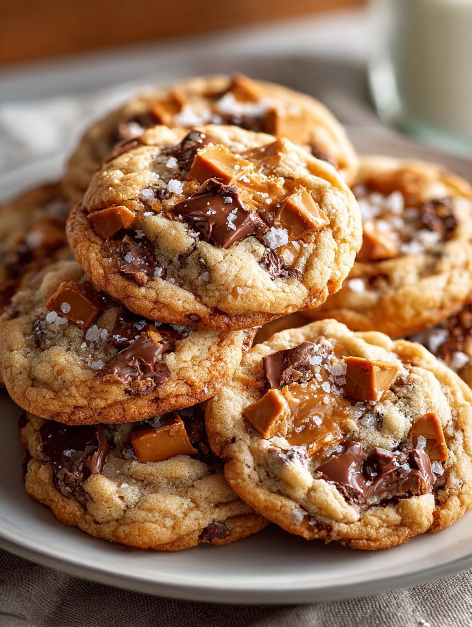 Toffee Cookies Chewy Buttery