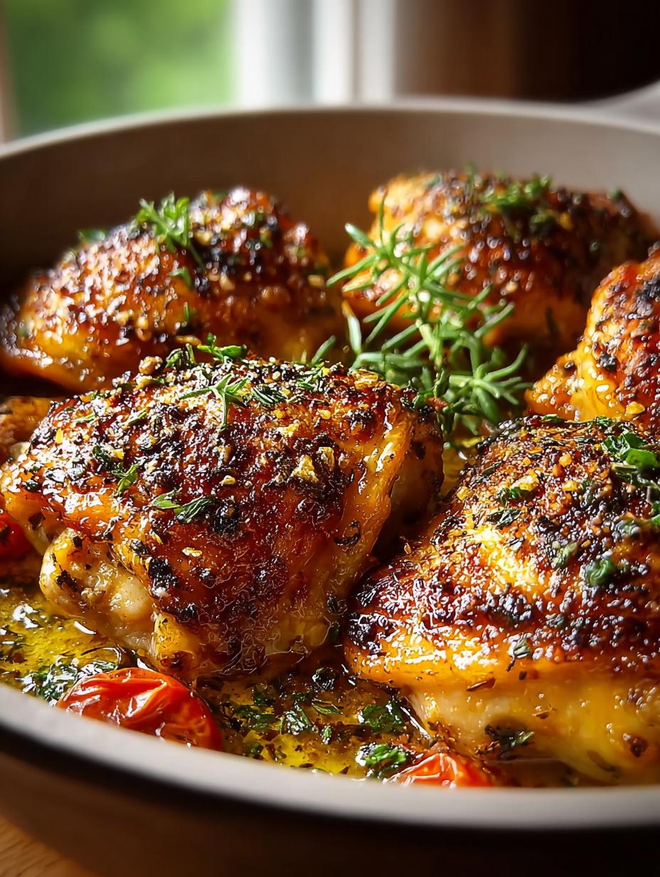 Baked Chicken Thighs For Juicy Flavor and Crispy Skin - Baked Chicken Thighs For - additional detail