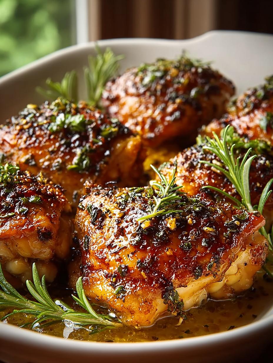 Baked Chicken Thighs For
