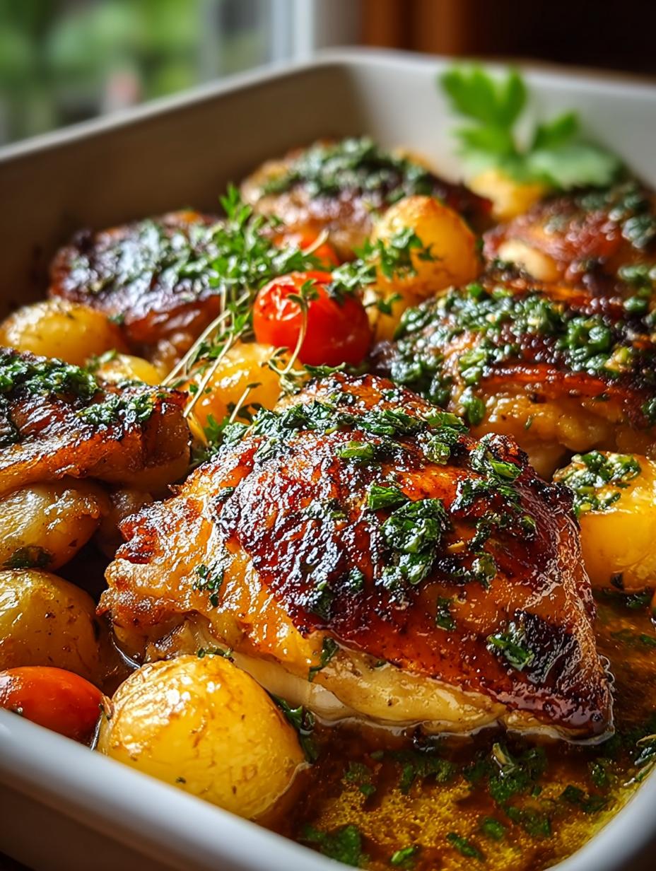 Baked Chicken Thighs