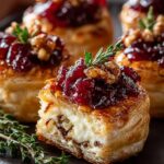 Baked Cranberry Brie Bites