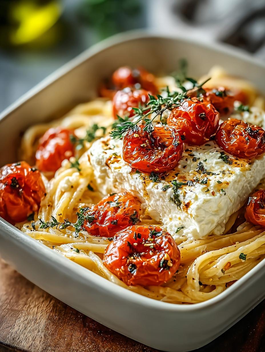 Baked Feta Tomato Pasta: 7 Steps to a Cozy Delight - Baked Feta Tomato Pasta - main visual representation