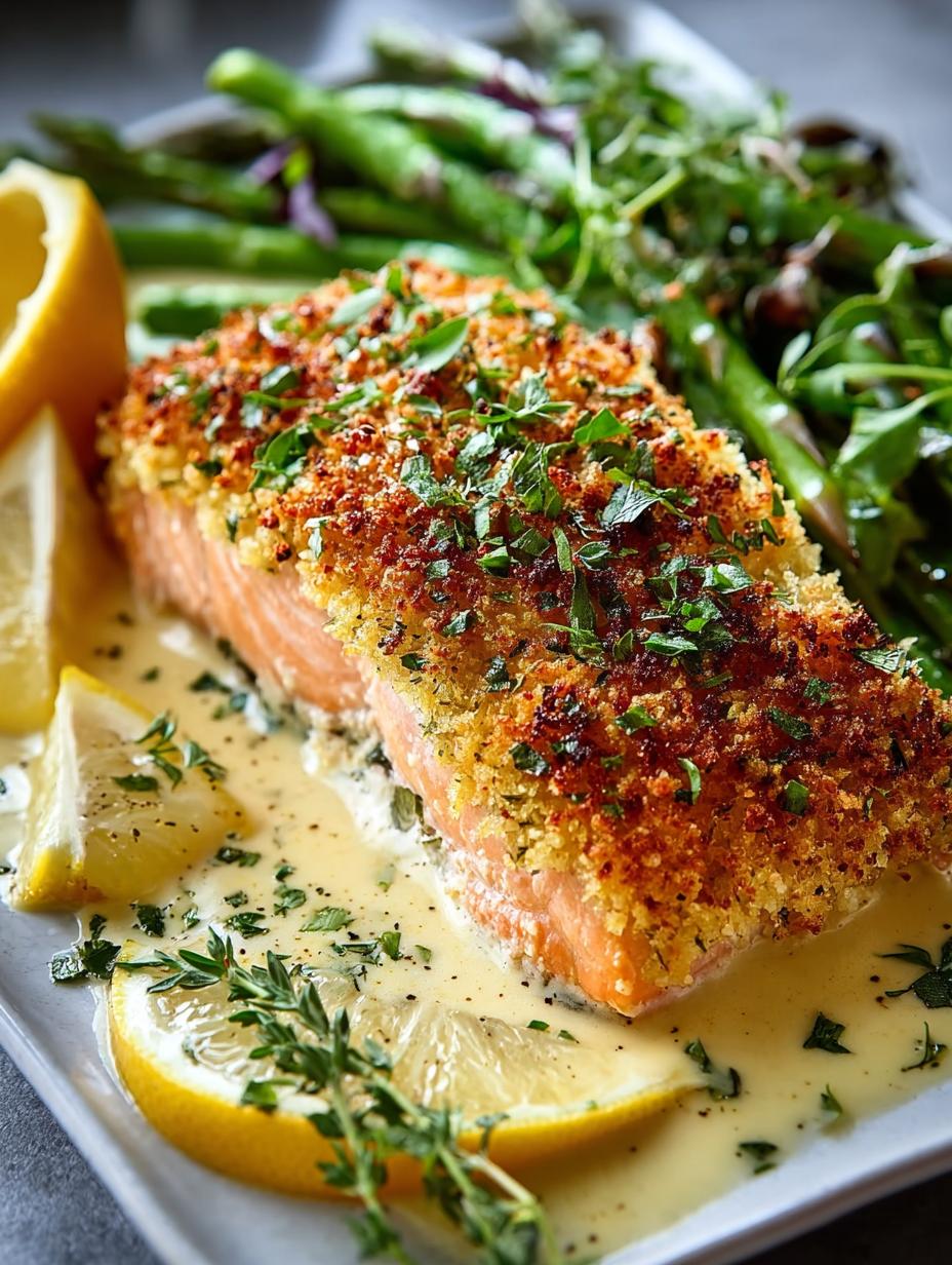 Baked Parmesan Crusted Salmon: 5 Star Dinner Delight - Baked Parmesan Crusted Salmon - main visual representation
