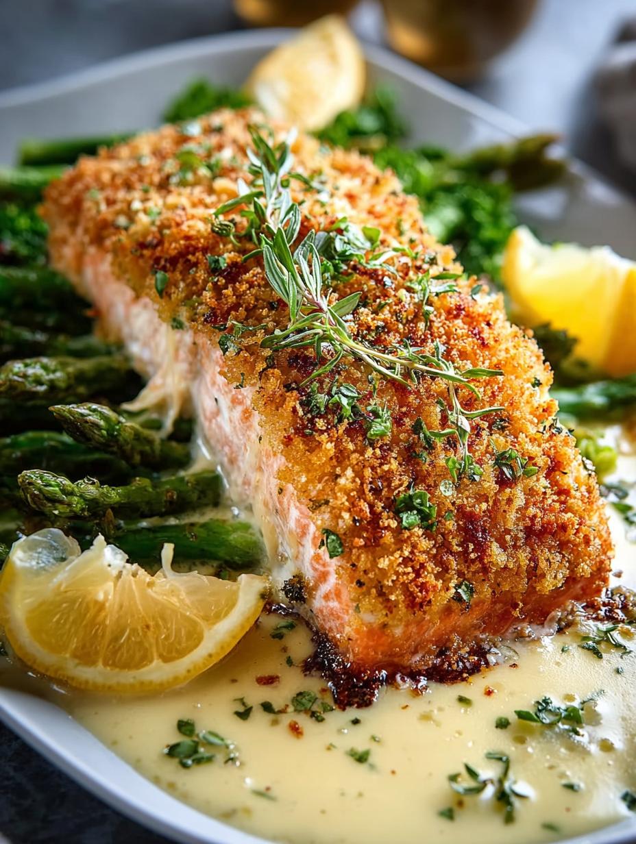 Baked Parmesan Crusted Salmon