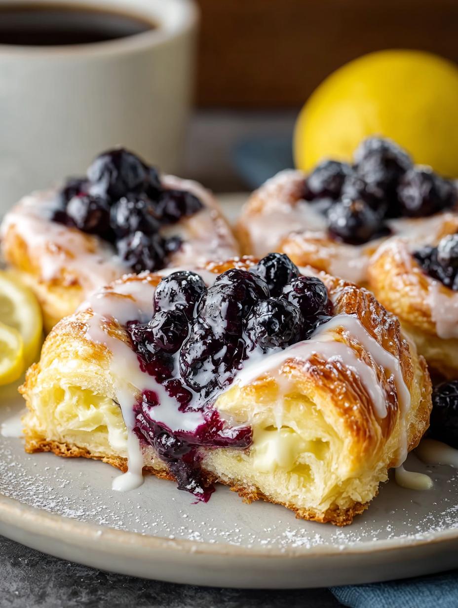 Blueberry Lemon Danish