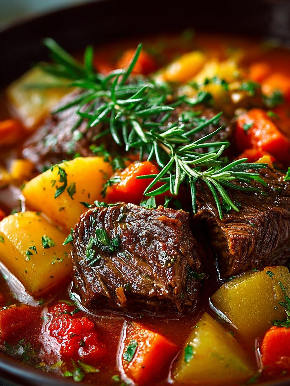 Braised Vegetable Beef Soup: 6 Reasons to Love It 5 Braised Vegetable Beef Soup: 6 Reasons to Love It - Braised Vegetable Beef Soup - additional detail