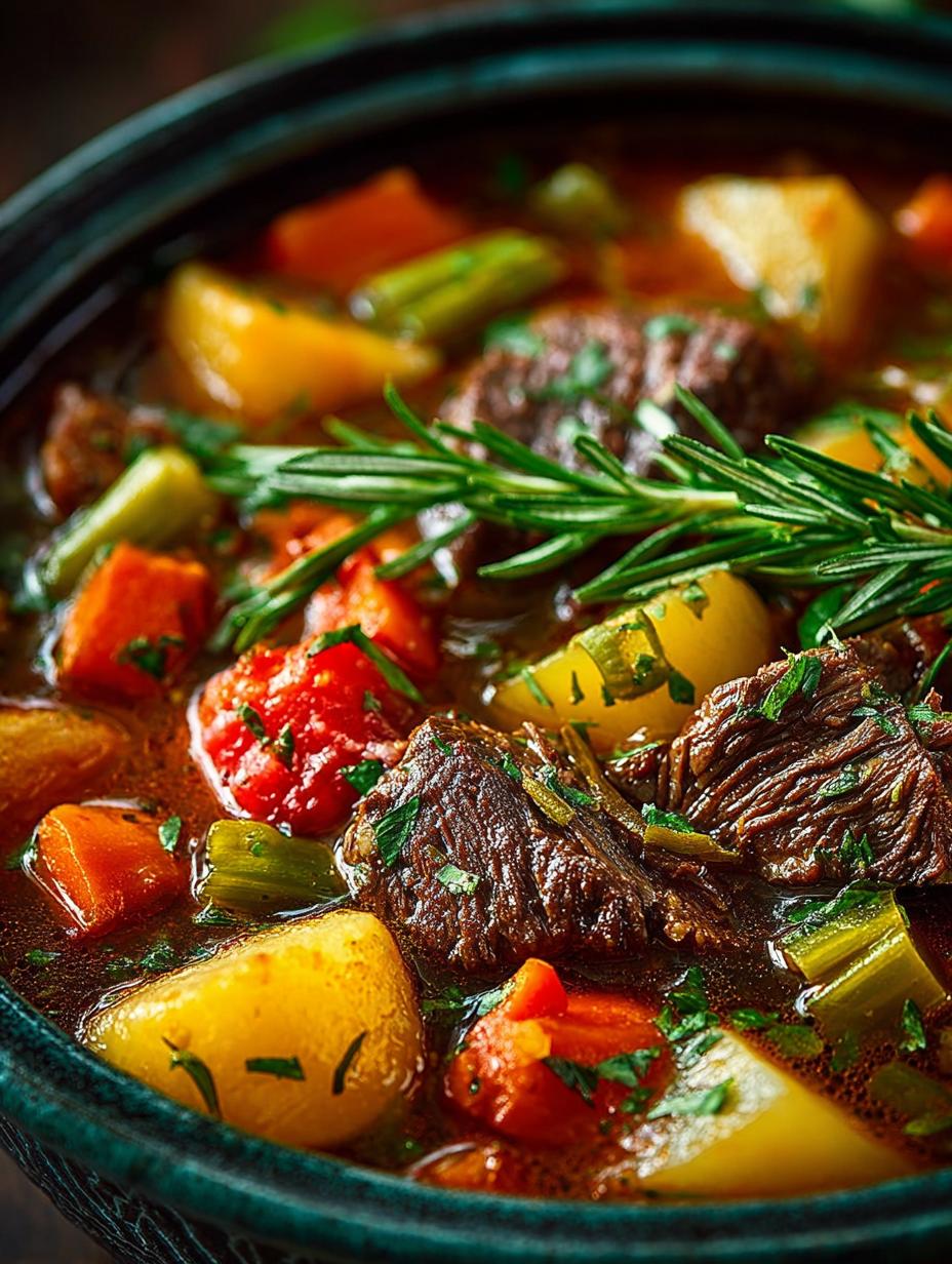 Braised Vegetable Beef Soup