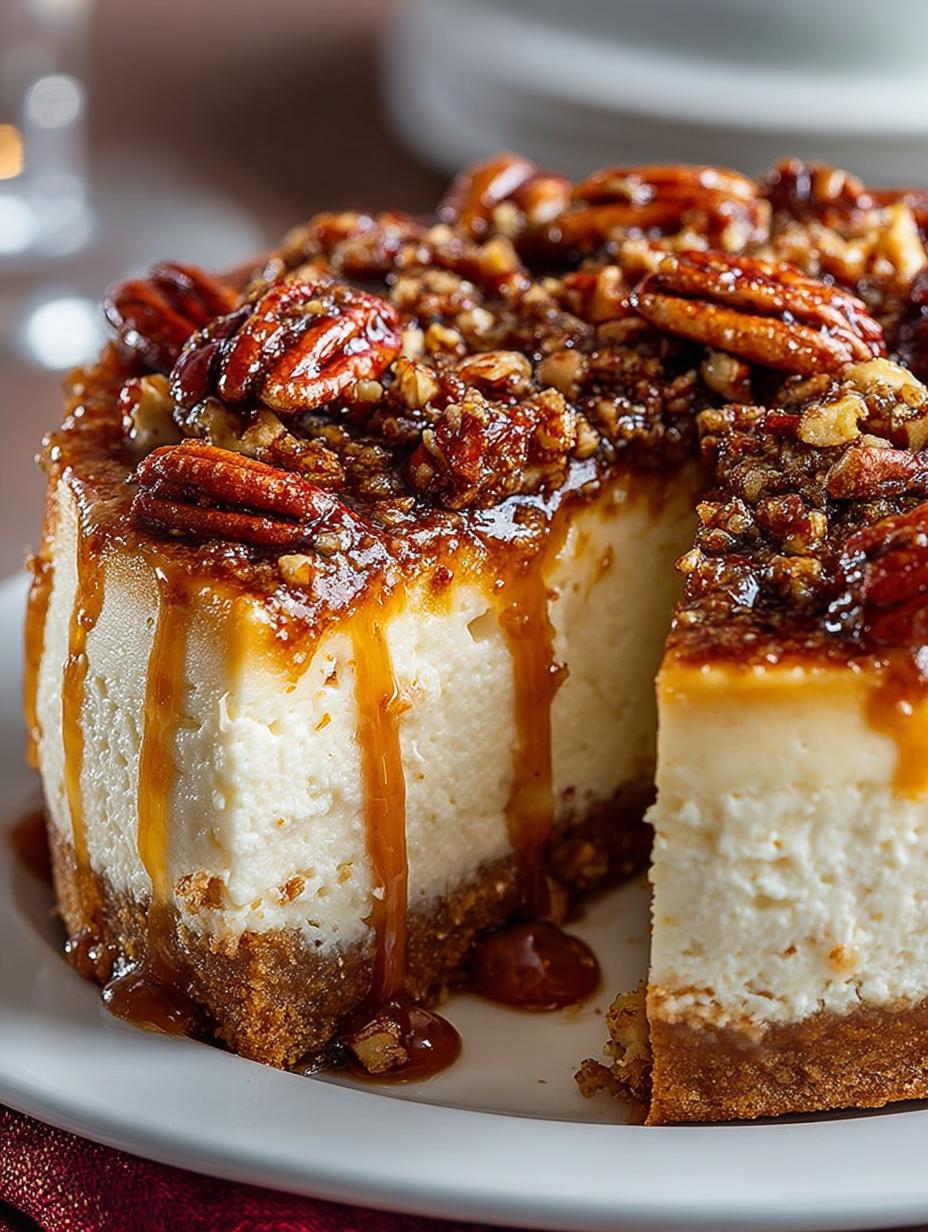 Brown Butter Pecan Cheesecake
