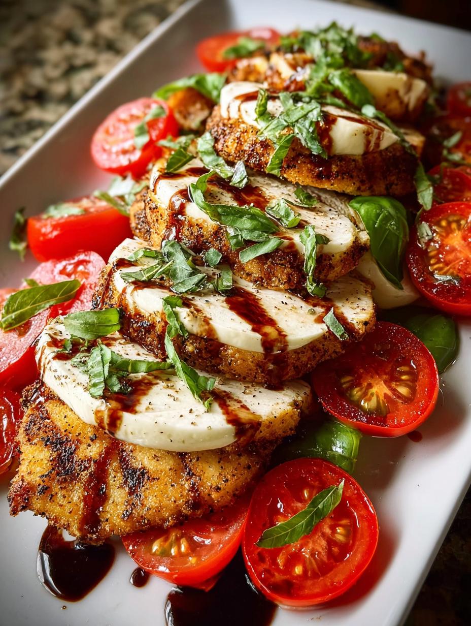 Caprese Chicken Italian Meal