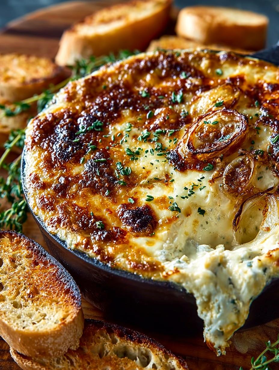 Caramelized Onion Gruyere Dip