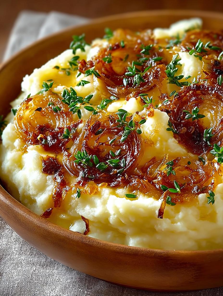 Caramelized Onion Mashed Potatoes
