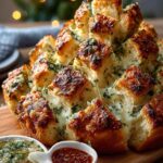 Cheesy Christmas Tree Bread