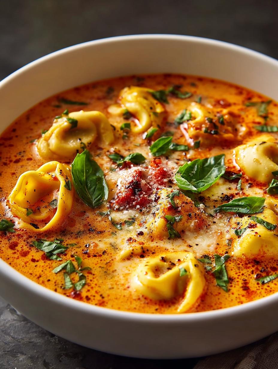 Cheesy Tomato Tortellini Soup: 7 Reasons to Love It - Cheesy Tomato Tortellini Soup - additional detail
