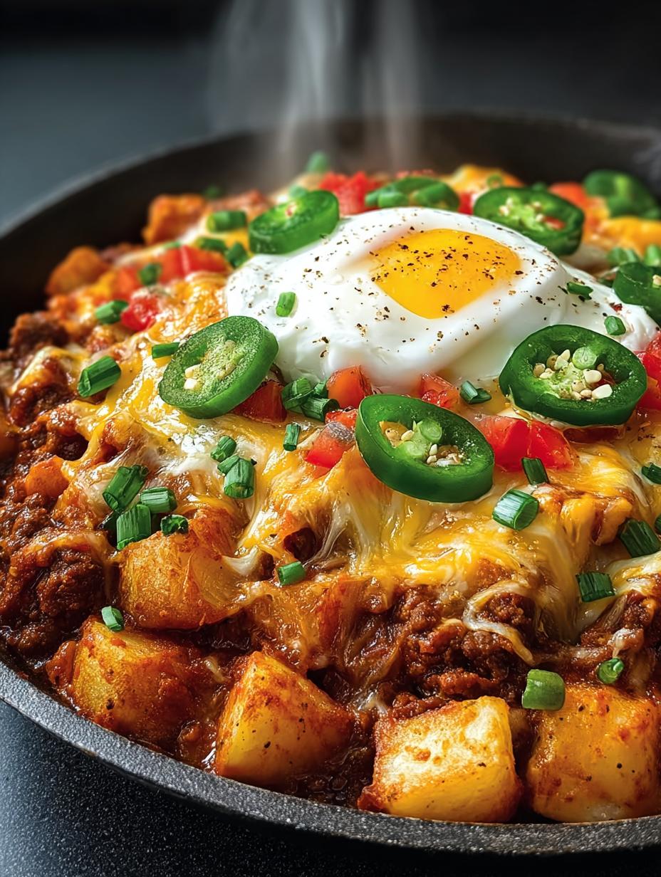 Chili Cheese Potato Skillet: 5 Reasons to Love This Comfort Dish - Chili Cheese Potato Skillet - main visual representation