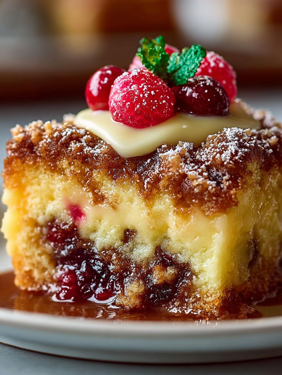 Delicious Christmas Dump Cake for Festive Gatherings - Christmas Dump Cake - main visual representation