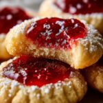 Christmas Thumbprint Cookies with