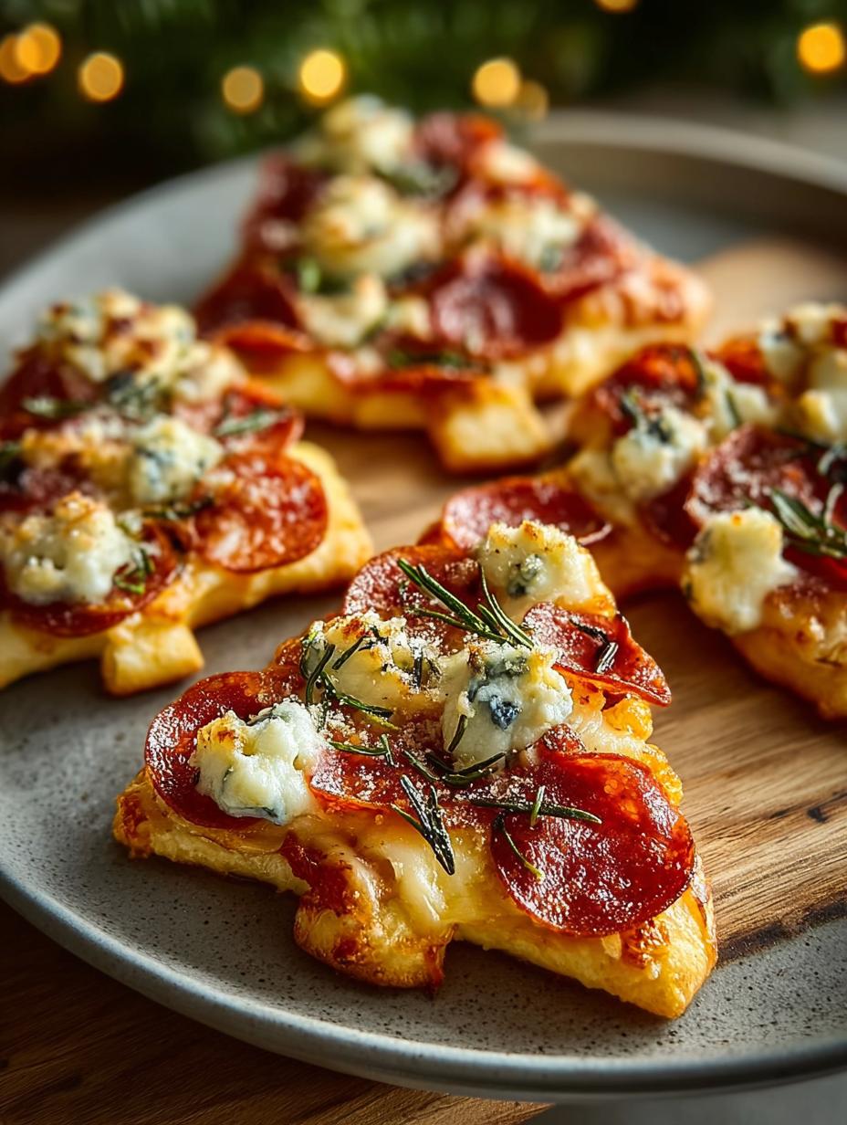 Christmas Tree Mini Pizzas: 7 Fun Ways to Celebrate 5 Christmas Tree Mini Pizzas: 7 Fun Ways to Celebrate - Christmas Tree Mini Pizzas - additional detail