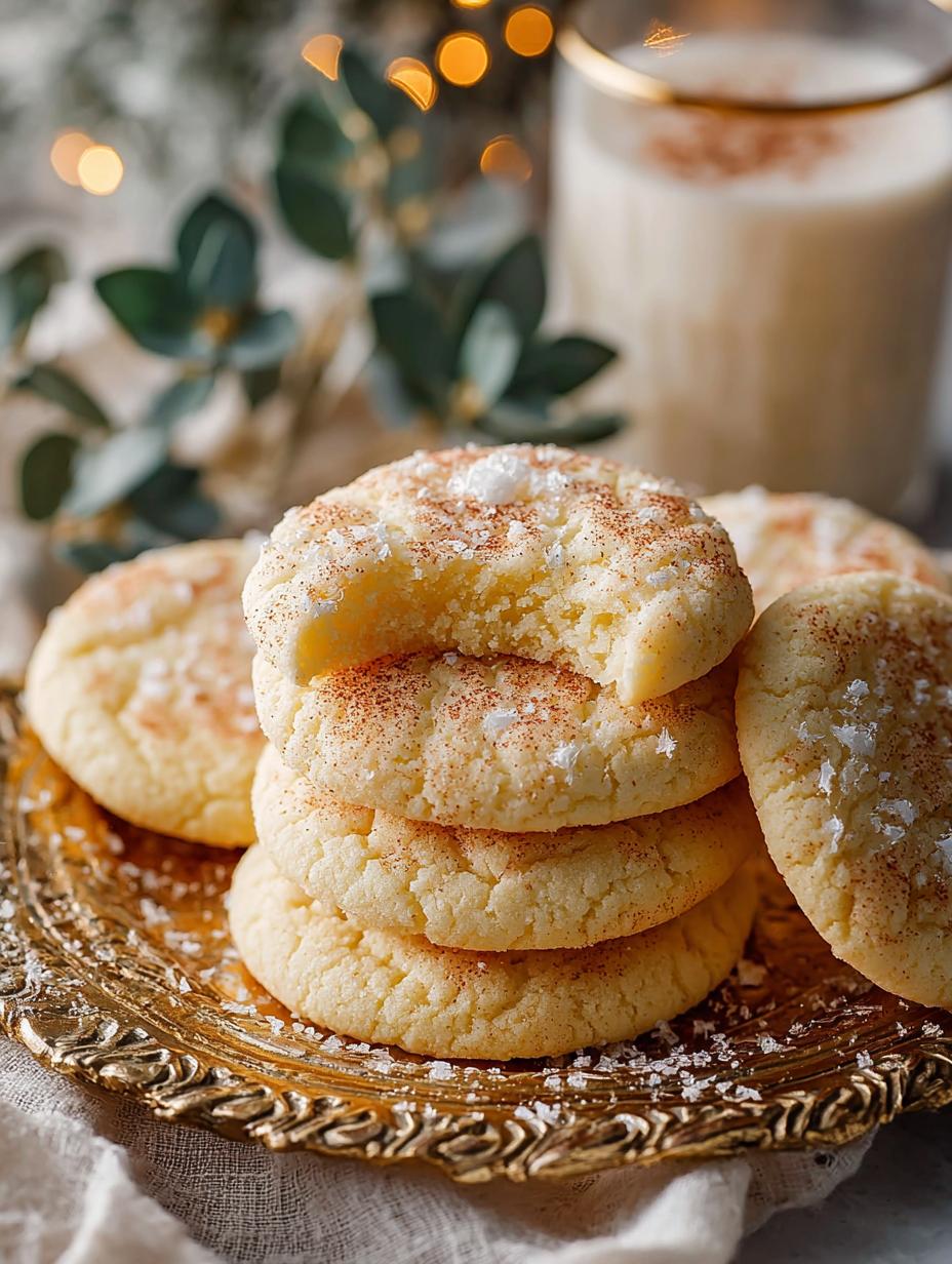 Cozy Eggnog Sugar Cookies: 24 Soft Holiday Treats - Cozy Eggnog Sugar Cookies - main visual representation