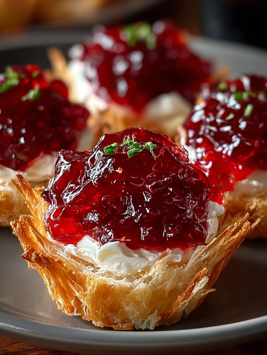 Cranberry Pepper Jelly Cream