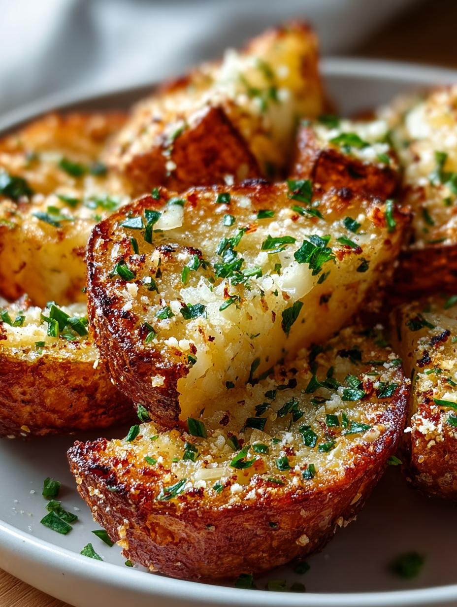 Crispy Baked Garlic Parmesan Potato Wedges Delight 5 Crispy Baked Garlic Parmesan Potato Wedges Delight - Crispy Baked Garlic Parmesan - additional detail