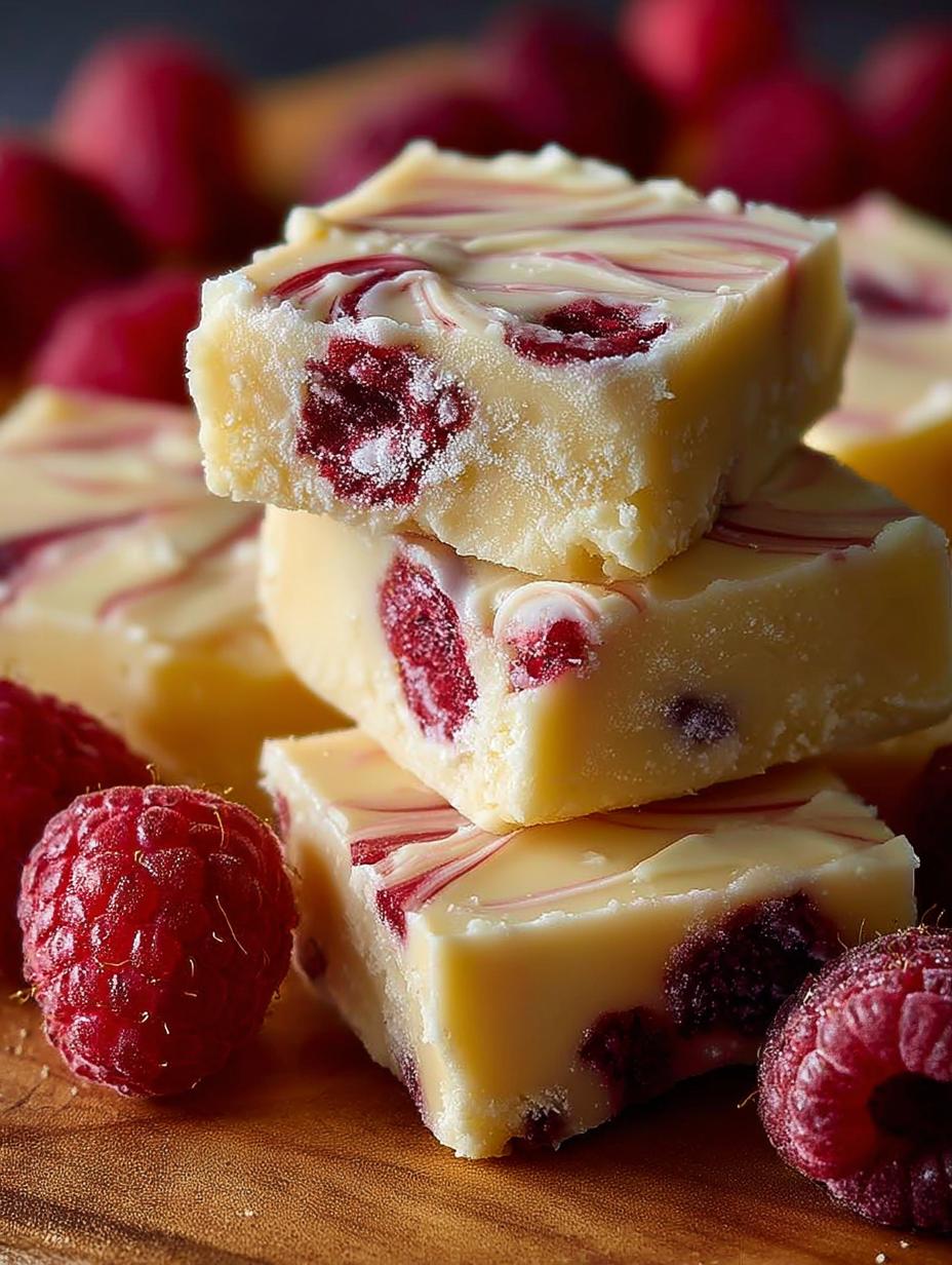 Delightful White Chocolate Raspberry Holiday Fudge Recipe - Delightful White Chocolate Raspberry - additional detail