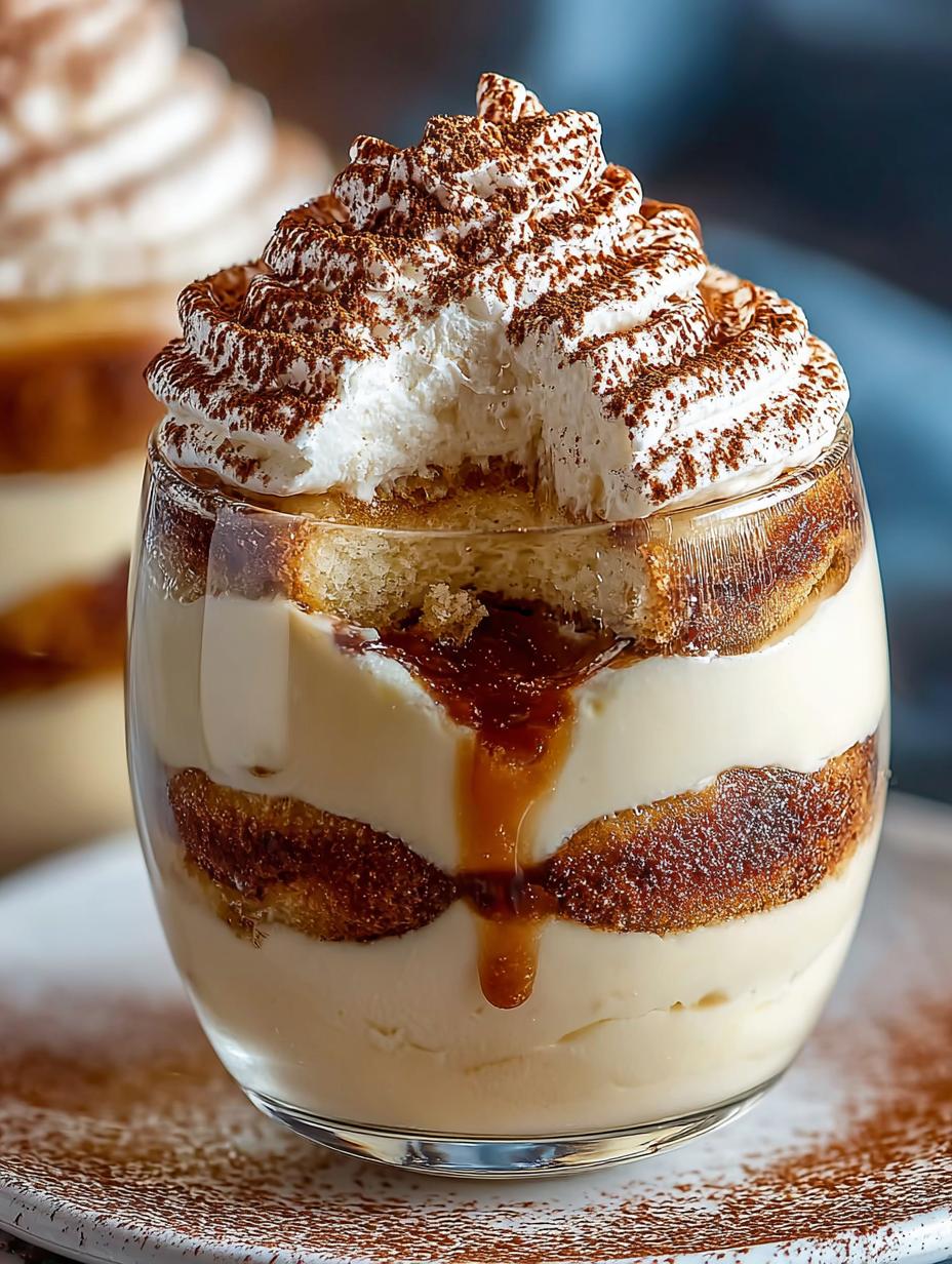 Delicious Eggnog Tiramisu Cups for the Holidays - Eggnog Tiramisu Cups - main visual representation