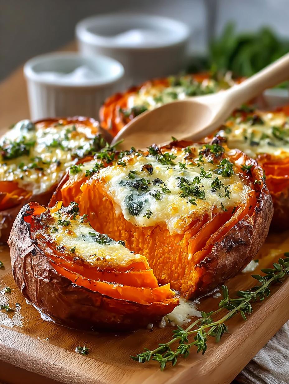 Garlic Butter Sweet Potato