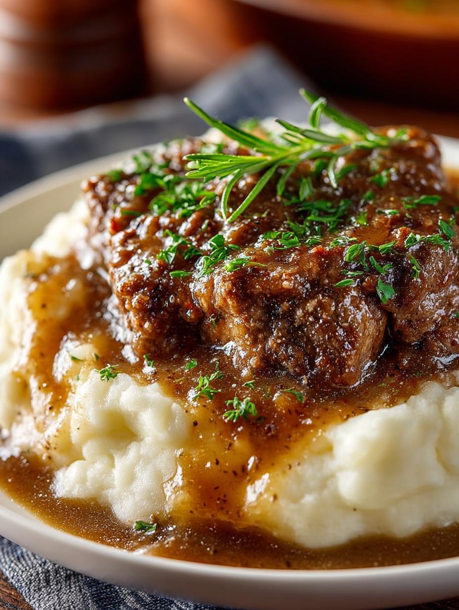 Ground Beef Gravy Over