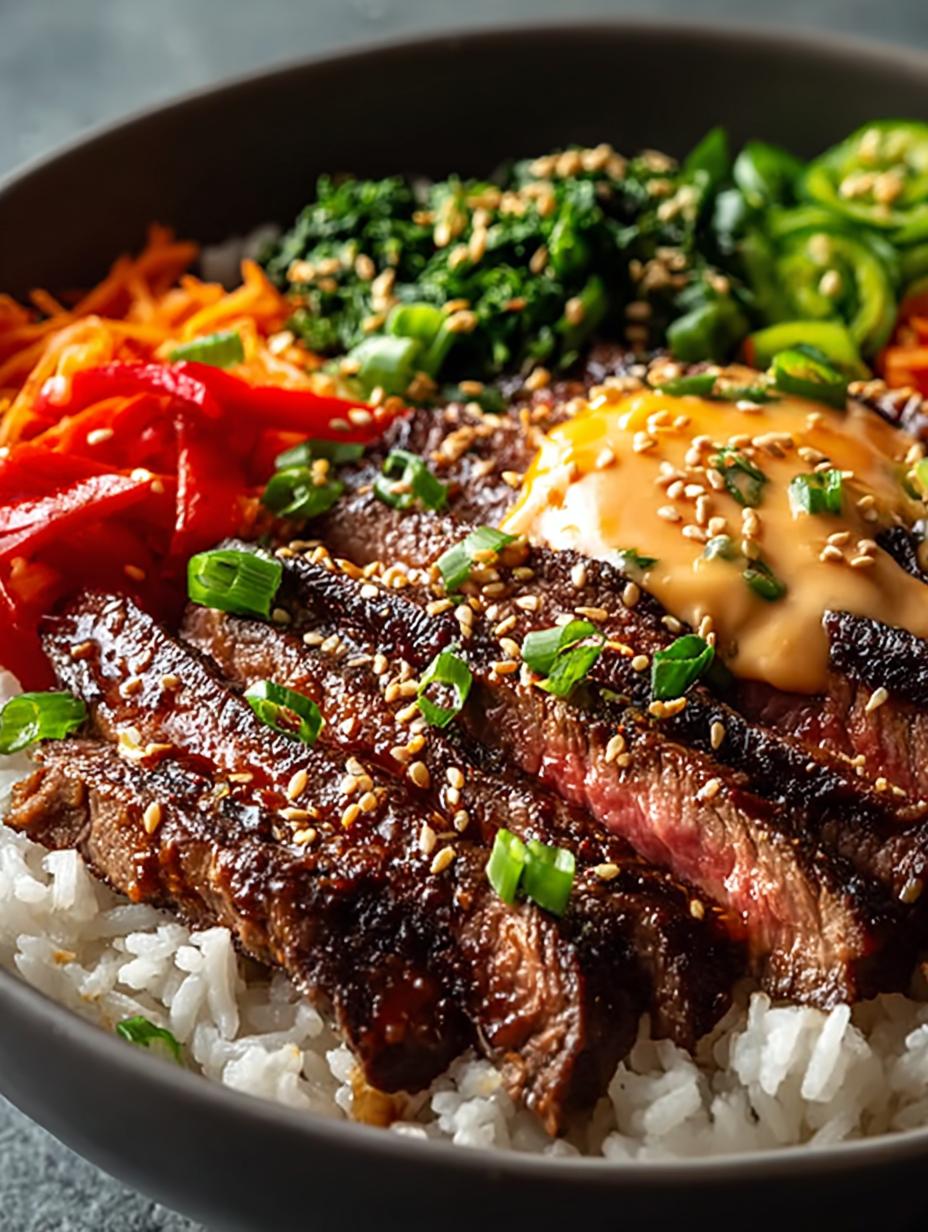 Korean Bbq Steak Rice