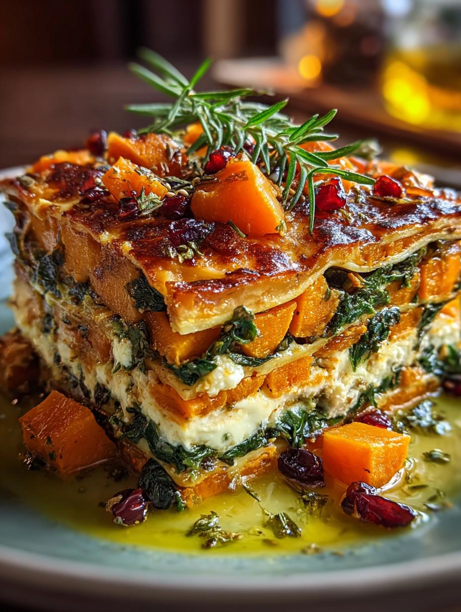 Layered Sweet Potato Lasagna